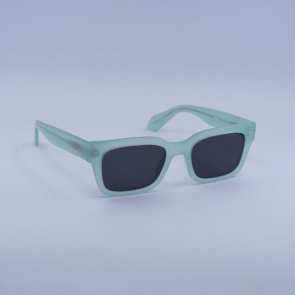 Off-White OERI108 MIDLAND 5307 Sunglasses Sage Square Frame, Dark Grey Lenses main image 6